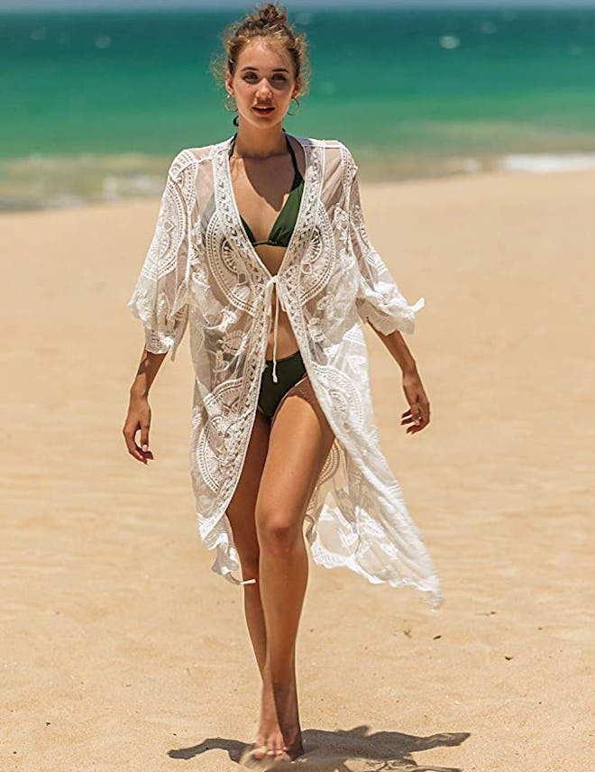 Kistore Lace Cardigan Cover-Up