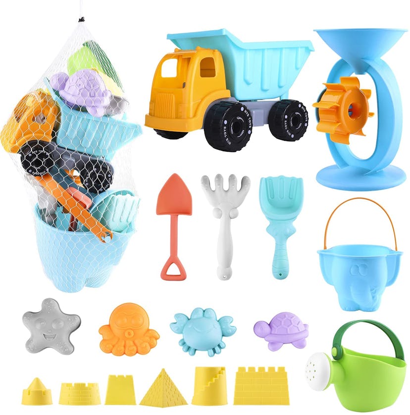 20 piece beach sand toys