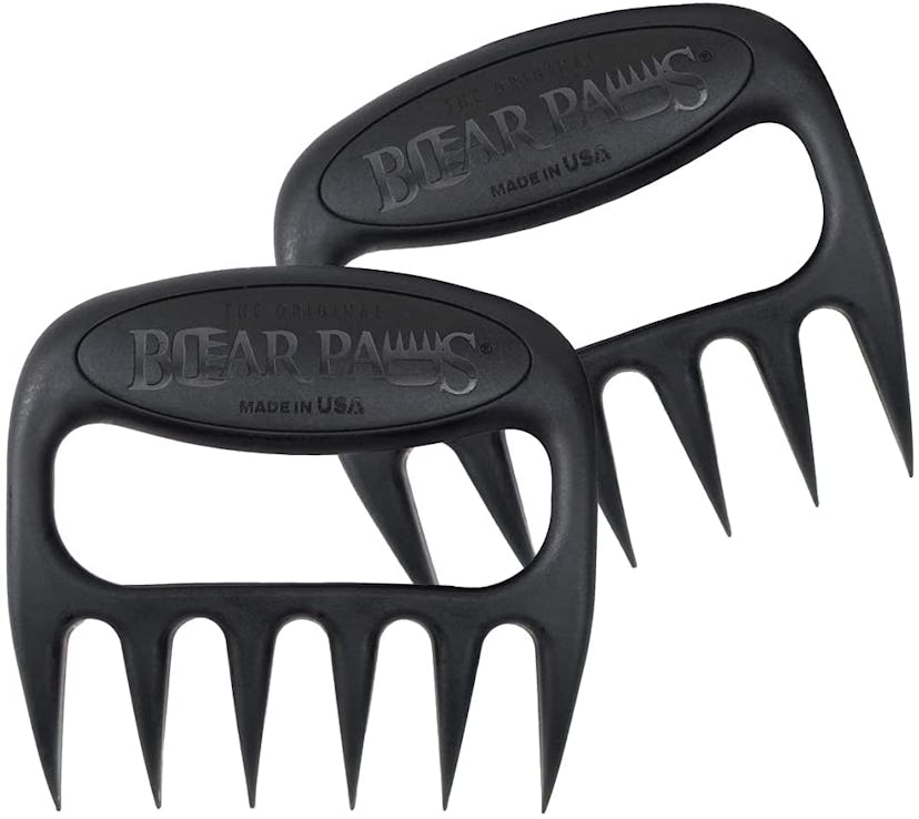 Bear Paws Shredder Claws Use are designed to be used instead of forks and knives to shred meats.