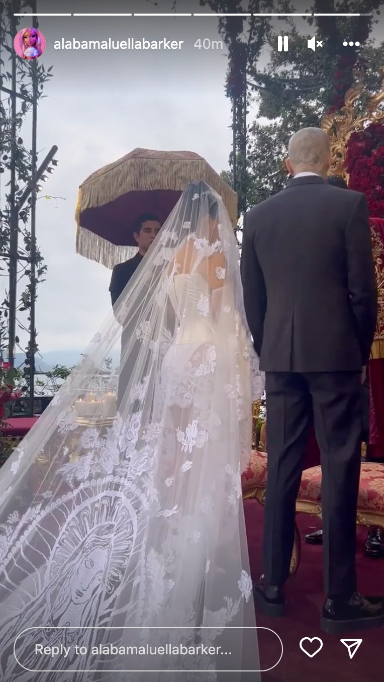 Kourtney Kardashian s Wedding Dress In Italy Was Sultry Romantic