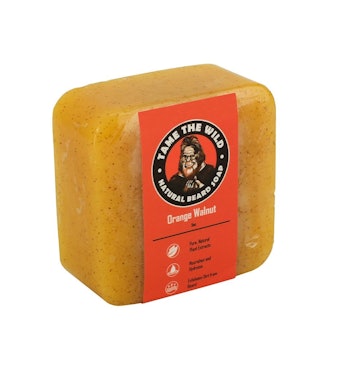 Tame the Wild beard soap cleans beards and leaves them with a fresh smell. 