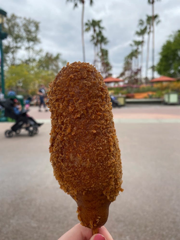 Getting a viral corn dog is a thing to do at Disney without needing a ticket.