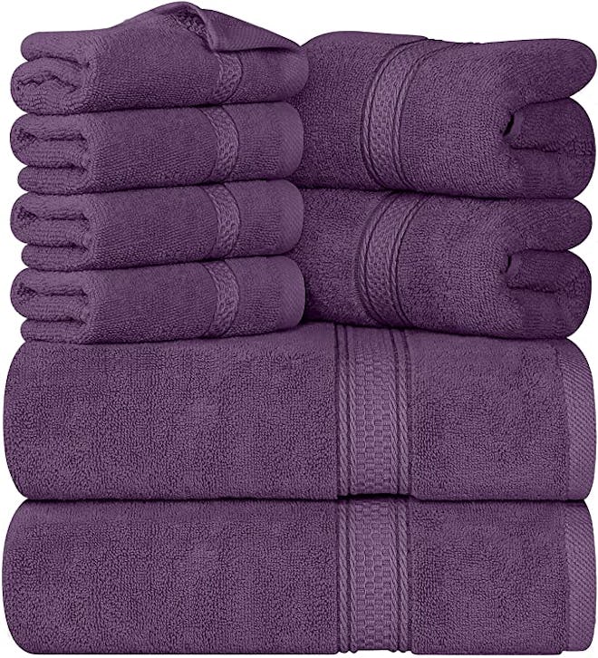 Utopia Towels Towel Set 8 Piece: 2 Bath Towels, 2 Hand Towels, and 4 Washcloths