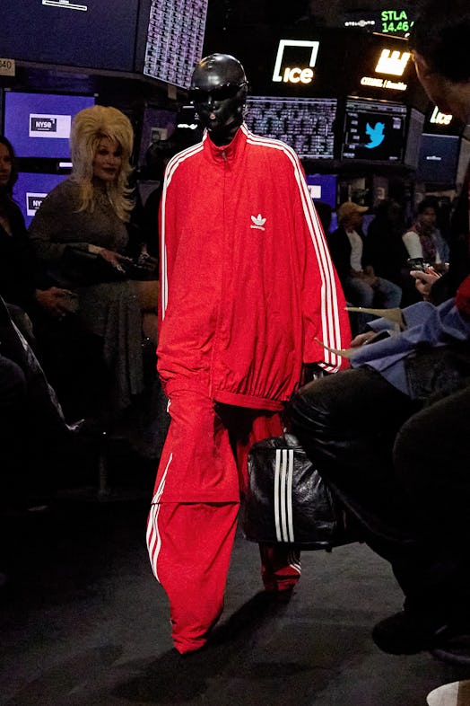 Balenciaga x Adidas red outfit