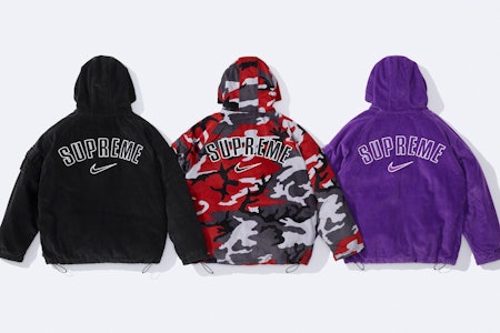 Supreme x Nike Spring 2022 collection jackets