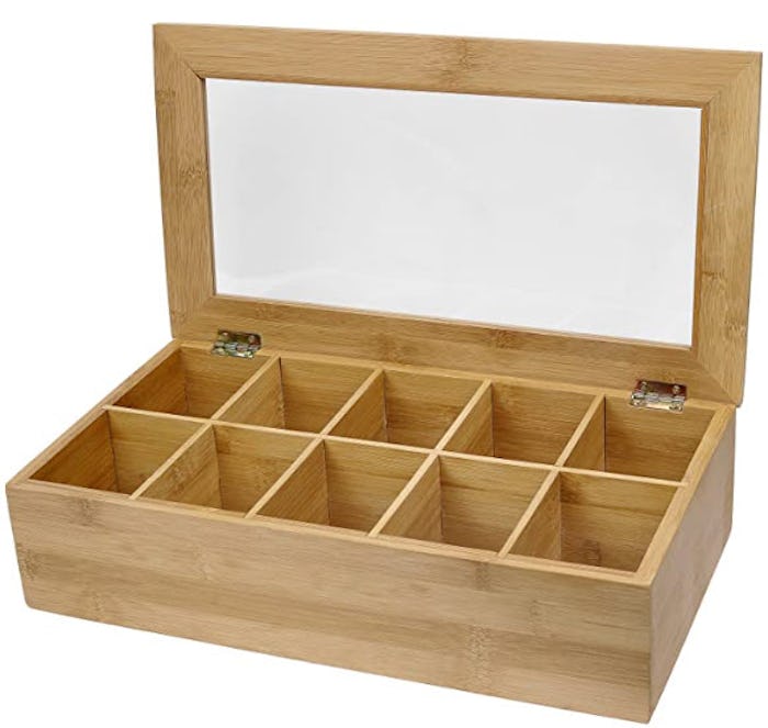 Estilo Bamboo Tea Storage Box