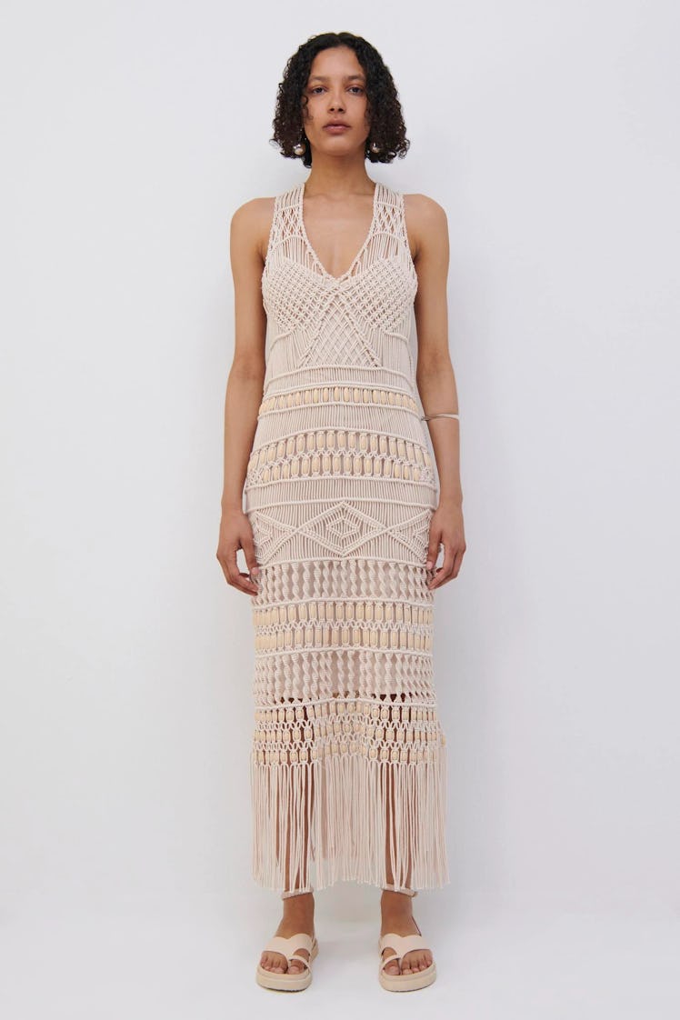 Scout Macrame Fringe Dress