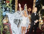 Kourtney Kardashian and Travis Barker's wedding in Italy.
