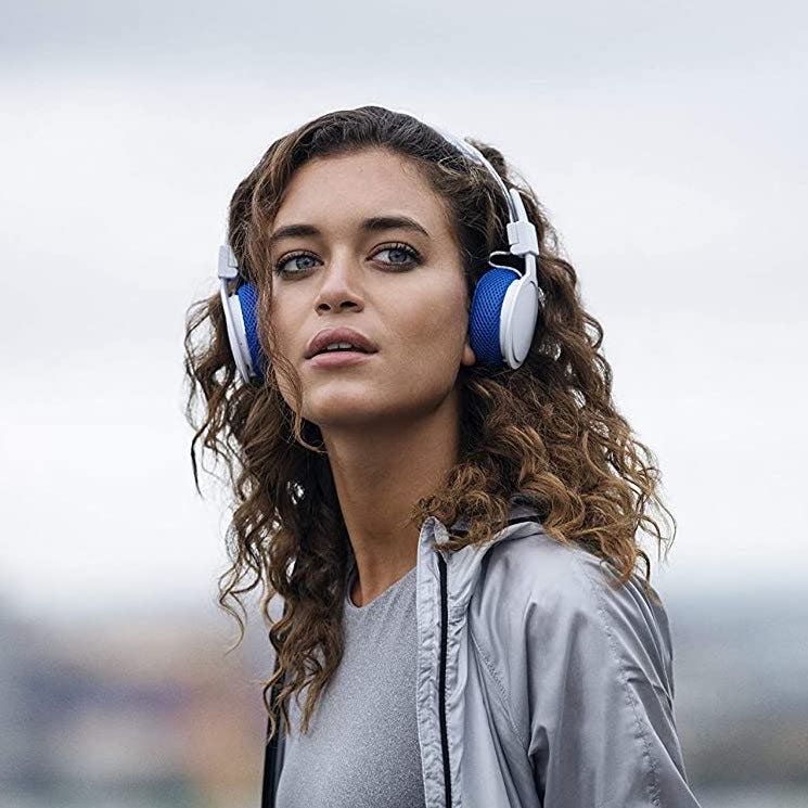 These over-ear headphones have machine washable padding that&rsquo;s great for sweaty Peloton workouts.