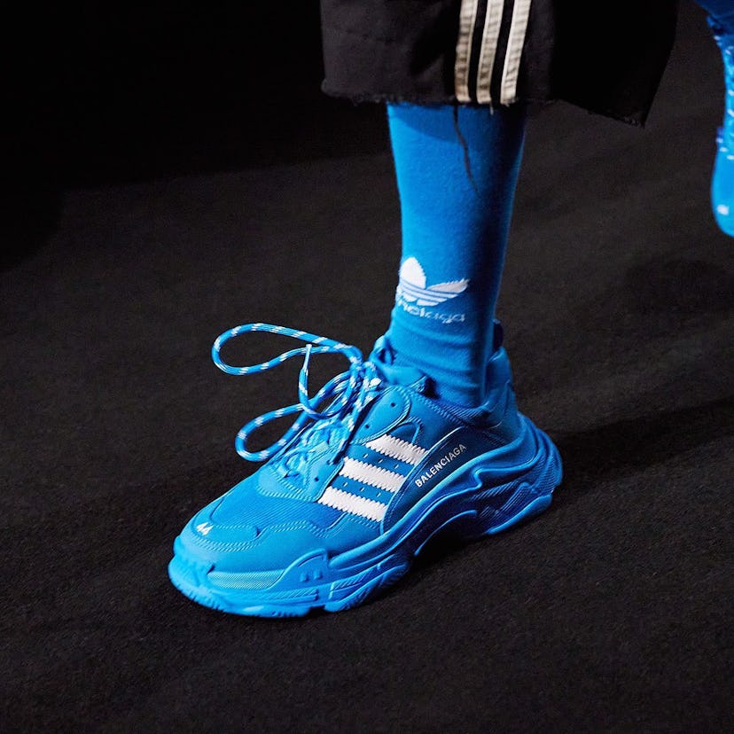 Balenciaga x Adidas collaboration.