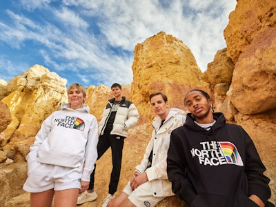 The North Face "Summer of Pride" clothing