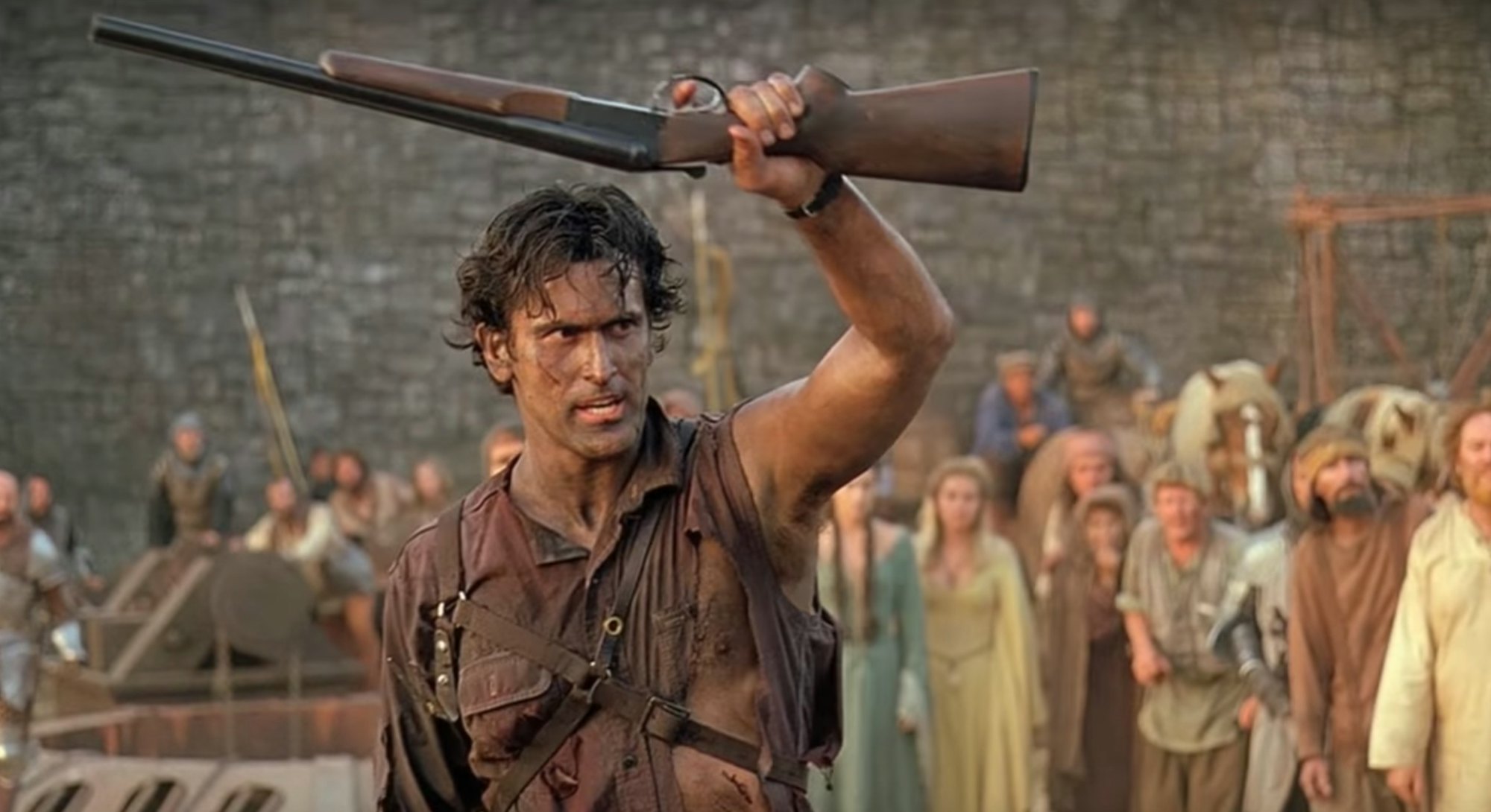 screenshot from Army of Darkness movie