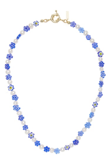 Corinna Beaded Pearl Necklace