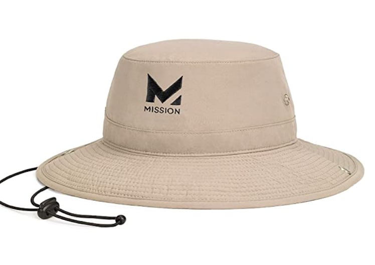 MISSION Cooling Bucket Hat- UPF 50, 3” Wide Brim