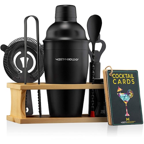 Modern Mixology Bartender Kit with Stand