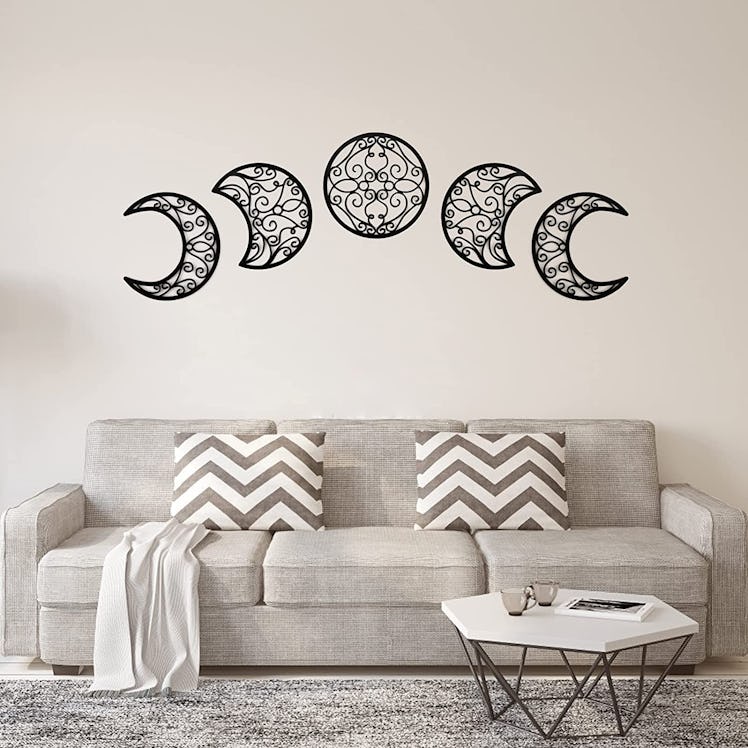 NASHRIO Moon Phase Wall Decor (5-Piece Set)