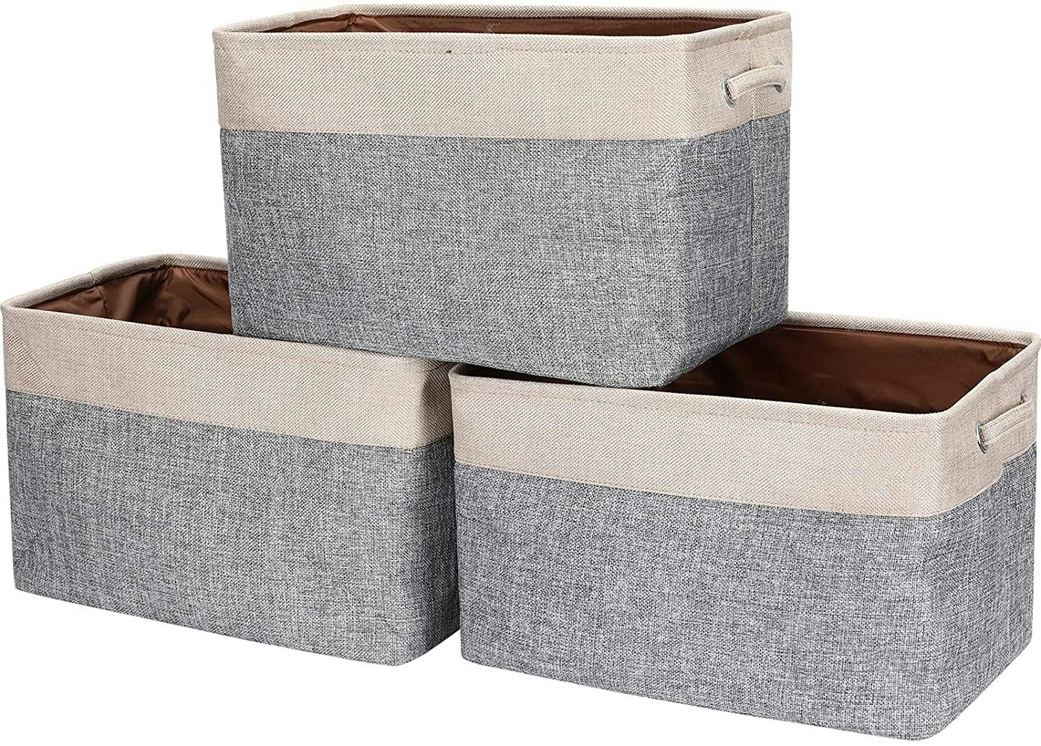 HOKEMP Foldable Storage Bins (3-Pack)