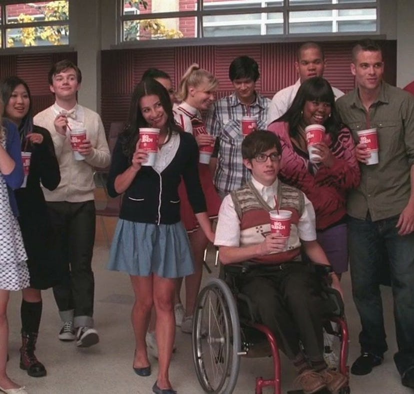 the cast of 'Glee'