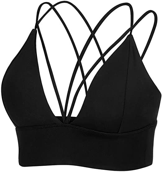MotoRun Push-up Padded Strappy Sports Bra