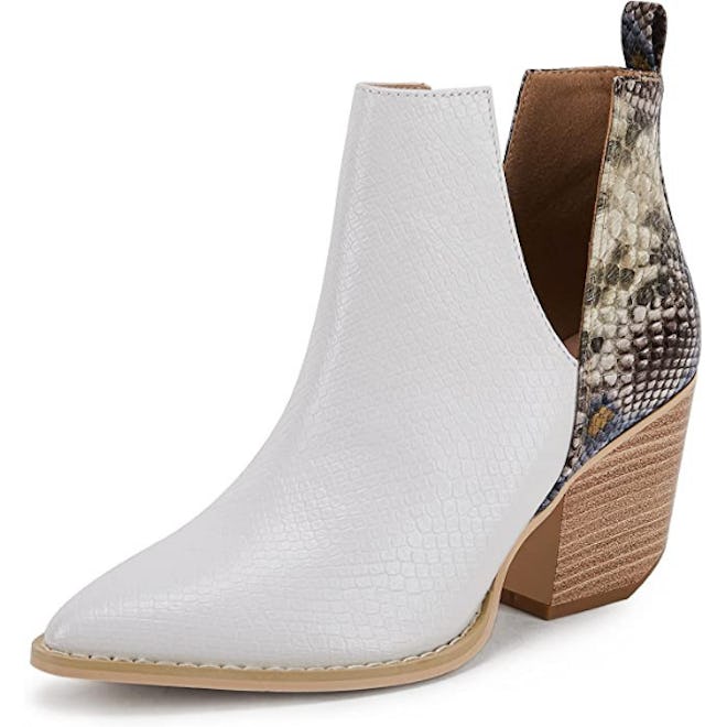 Huiyuzhi Cut-Out Ankle Boots