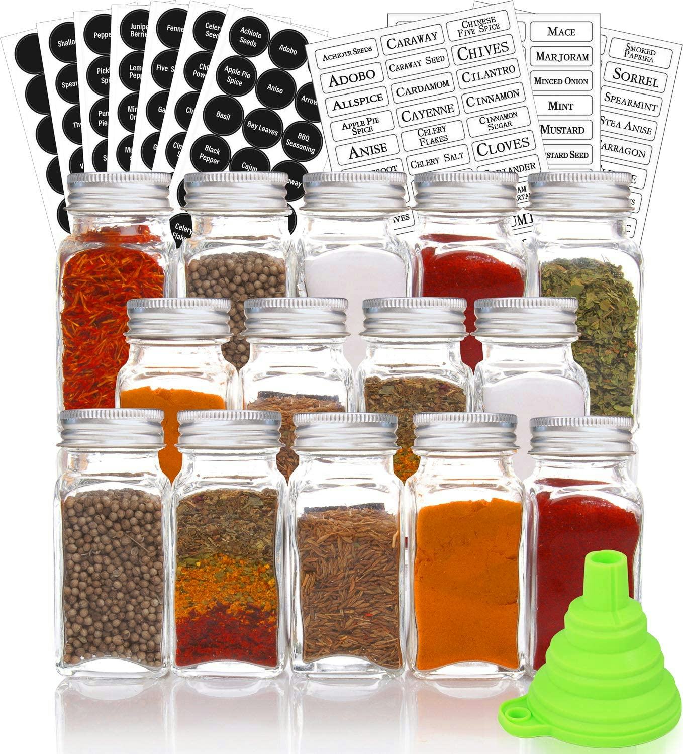 Estilo Glass Jars with Airtight Screw (14-Pack)