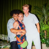 Archie Madekwe, Florence Pugh, and Will Poulter in Ibiza