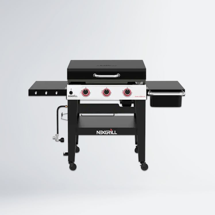 Nexgrill Daytona 3-Burner Propane Gas Griddle with Lid