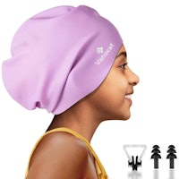 Kids Extra Large Swim Cap for Long Hair