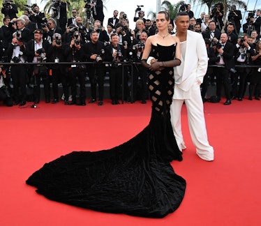 Cara Delevingne and Olivier Rousteing at the Cannes Film Festival