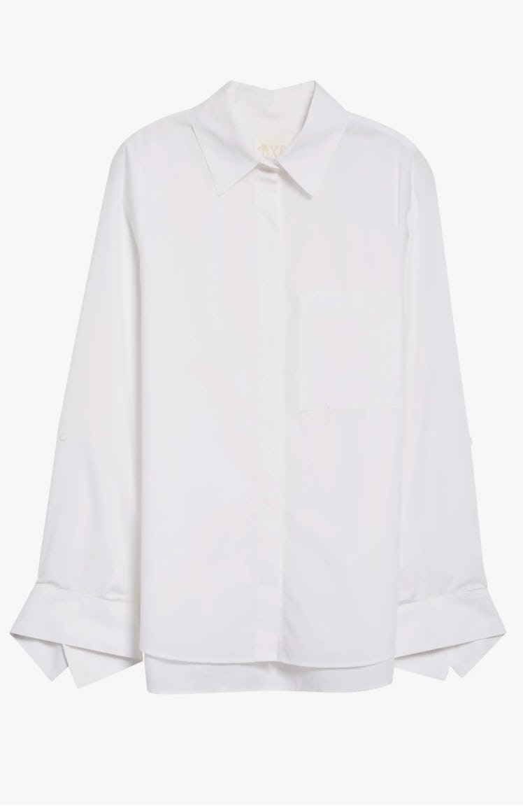 TWP The Boyfriend Cotton Button-Up Shirt