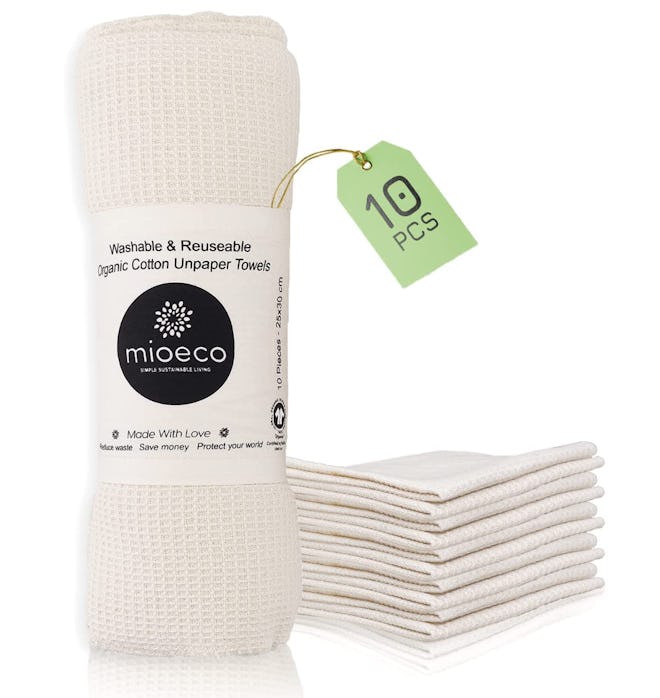  MioEco Reusable Paper Towels (10-Pack)