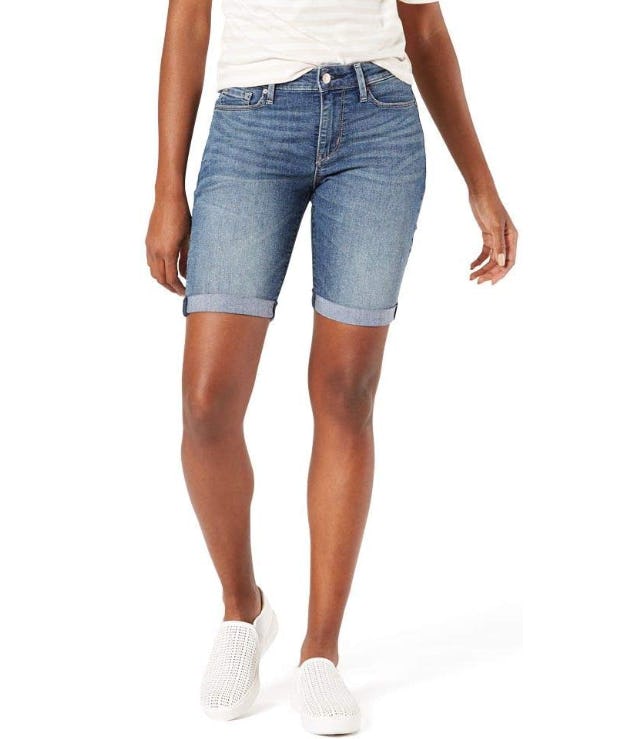 Signature by Levi Strauss &amp; Co. Gold Label Women&rsquo;s Mid-Rise Shorts