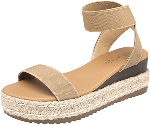 DREAM PAIRS Ankle Strap Espadrille Sandals