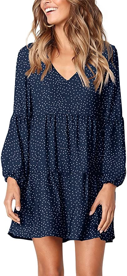Amoretu V-Neck Tunic Dress