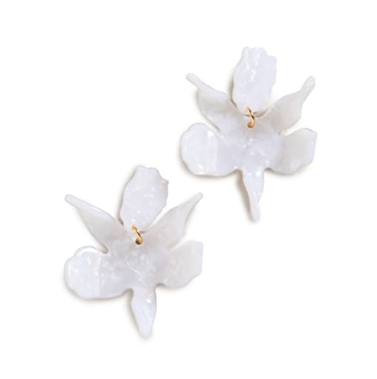Small Paper Lily Earrings