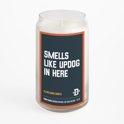updog candle from the dad is a funny father's day gift