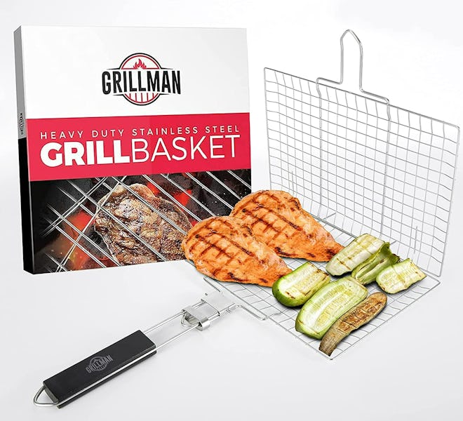 Grillman Stainless-Steel Grill Basket
