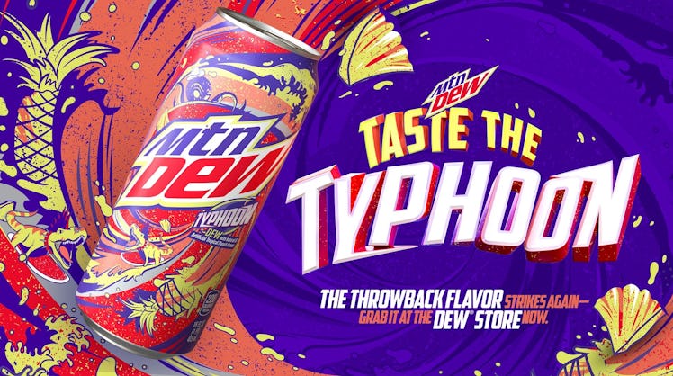 Where to buy Mountain Dew Typhoon as it returns after 11 years away.