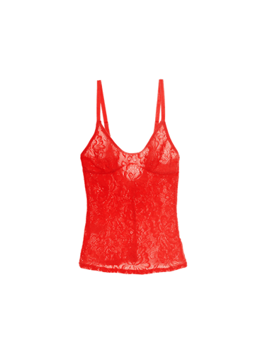 Araks red lace cami