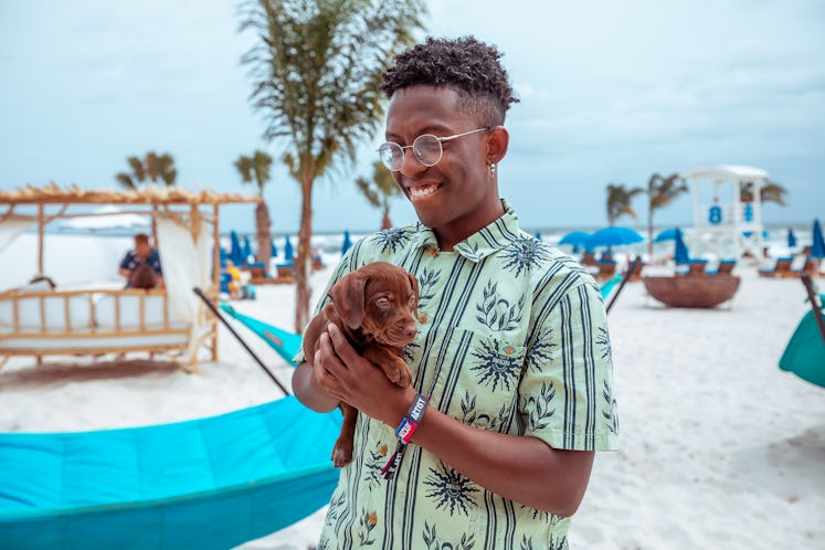 Breland performed at 2022 Hangout Fest in Gulf Shores, Alabama.