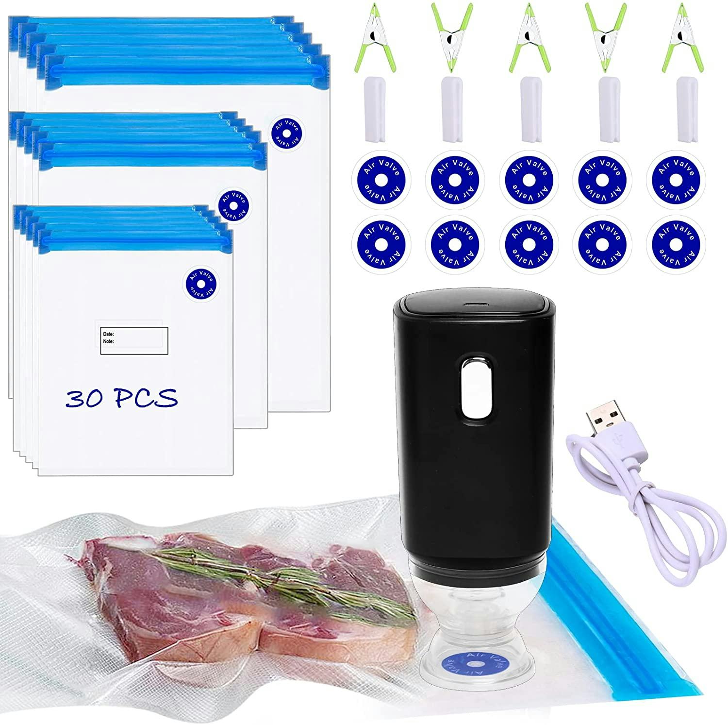KOSBON Electric Food Vacuum Sealer &amp; Storage Bags (42-Pieces)