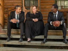Justin Hartley as Kevin, Chrissy Metz as Kate, Sterling K. Brown as Randall on This Is Us