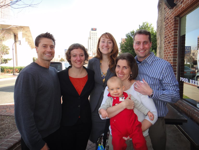 Todd Peterson, Martha Ratliff, Margaret (Ratliff) Blakemore, and Clayton Peterson.