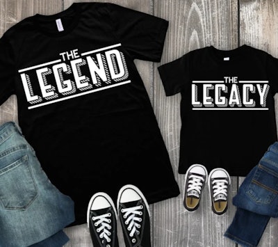  The Legend & The Legacy Shirts are great Father's Day shirts