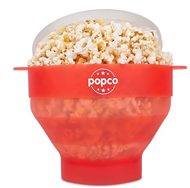 The Original Popco Silicone Microwave Popcorn Popper