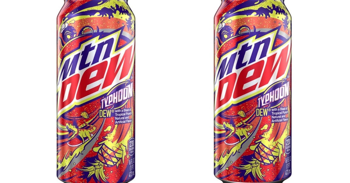 Where To Buy Mountain Dew Typhoon As It Returns For The First Time In