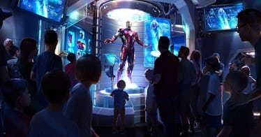 Still of Disneyland Paris upcoming Avengers attraction