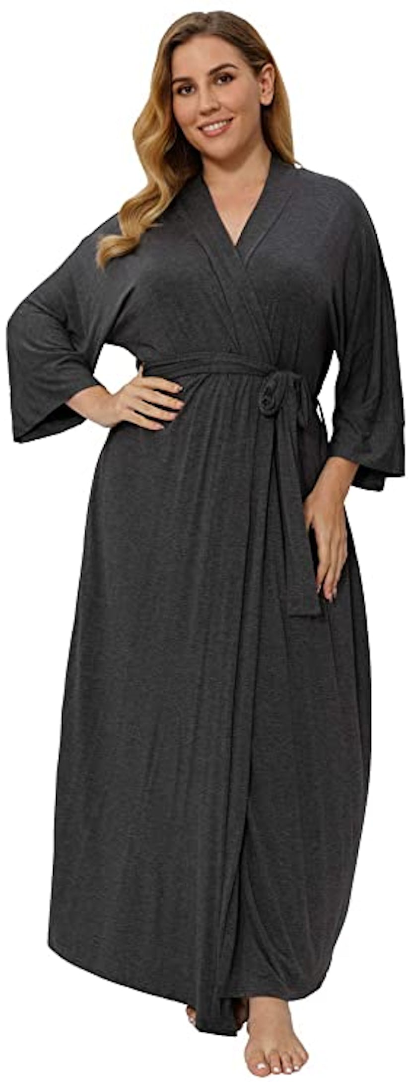 Super Shopping-Zone Plus Size Maternity Robe