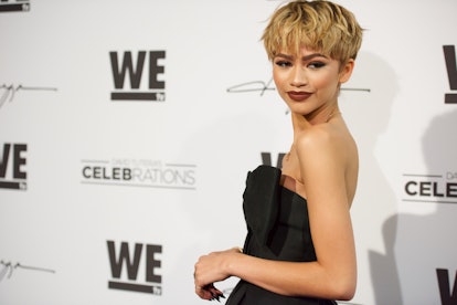 Zendaya wore a bowl-style pixie cut to an event in 2016.