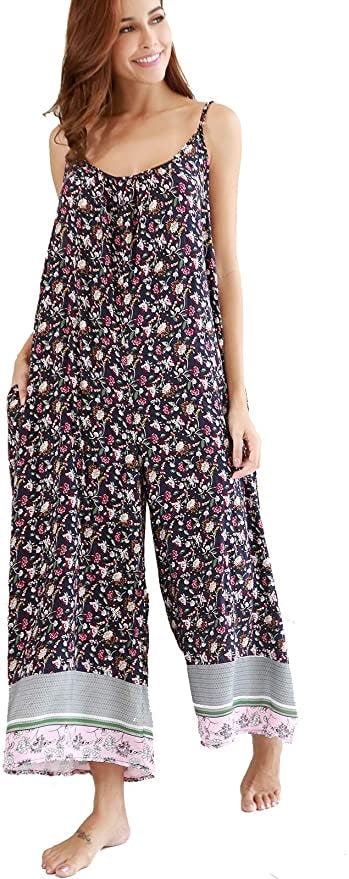 BUENOS NINOS V Neck Floral Jumpsuit